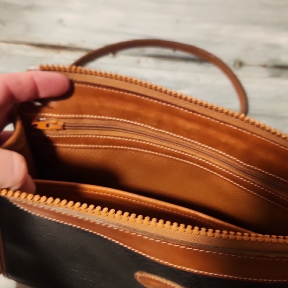 Two-Tone Leather Crossbody Bag - Picture 13 of 16